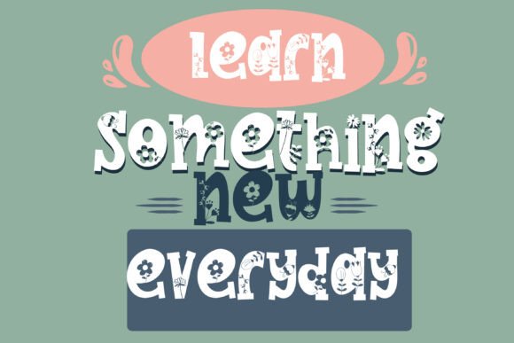 Flowering Family Font - Preview 5