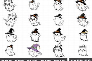 Ghost Cats Halloween