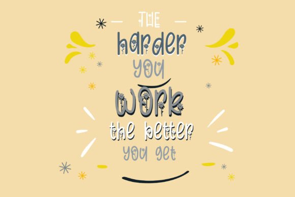 Golden Bloom Family Font - Preview 2
