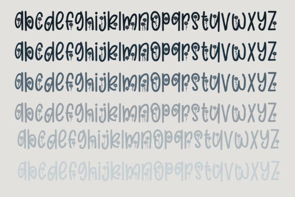 Golden Bloom Family Font - Preview 4