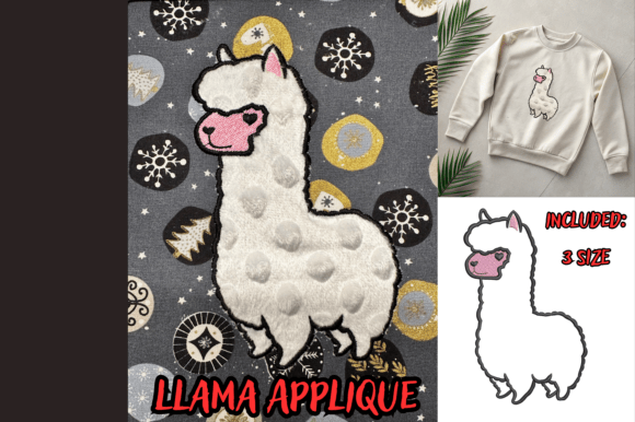 Llama Applique