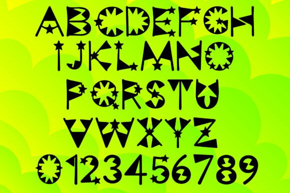Party Joy Font PNG with transparent background - Preview 1