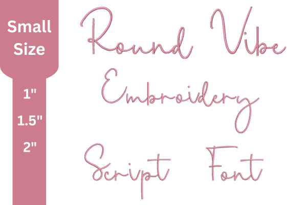 Script Embroidery Font