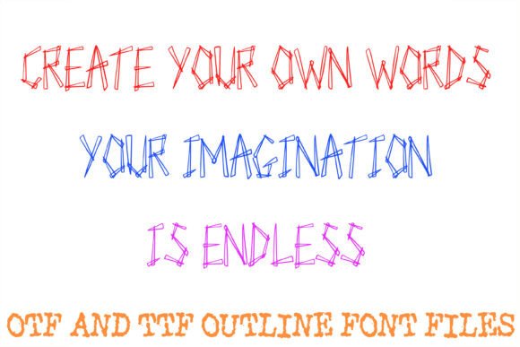 Shard Sketch Lettering Hand Drawn Font PNG with transparent background - Preview 2