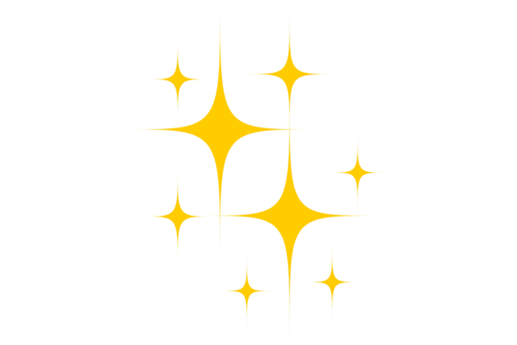 Star Sparkle. Magic Twinkle Effect Color