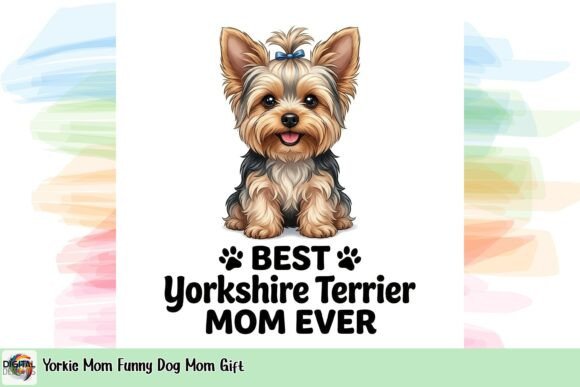 yorkie mom funny svg file for dog mom gift shirt HTV cricut