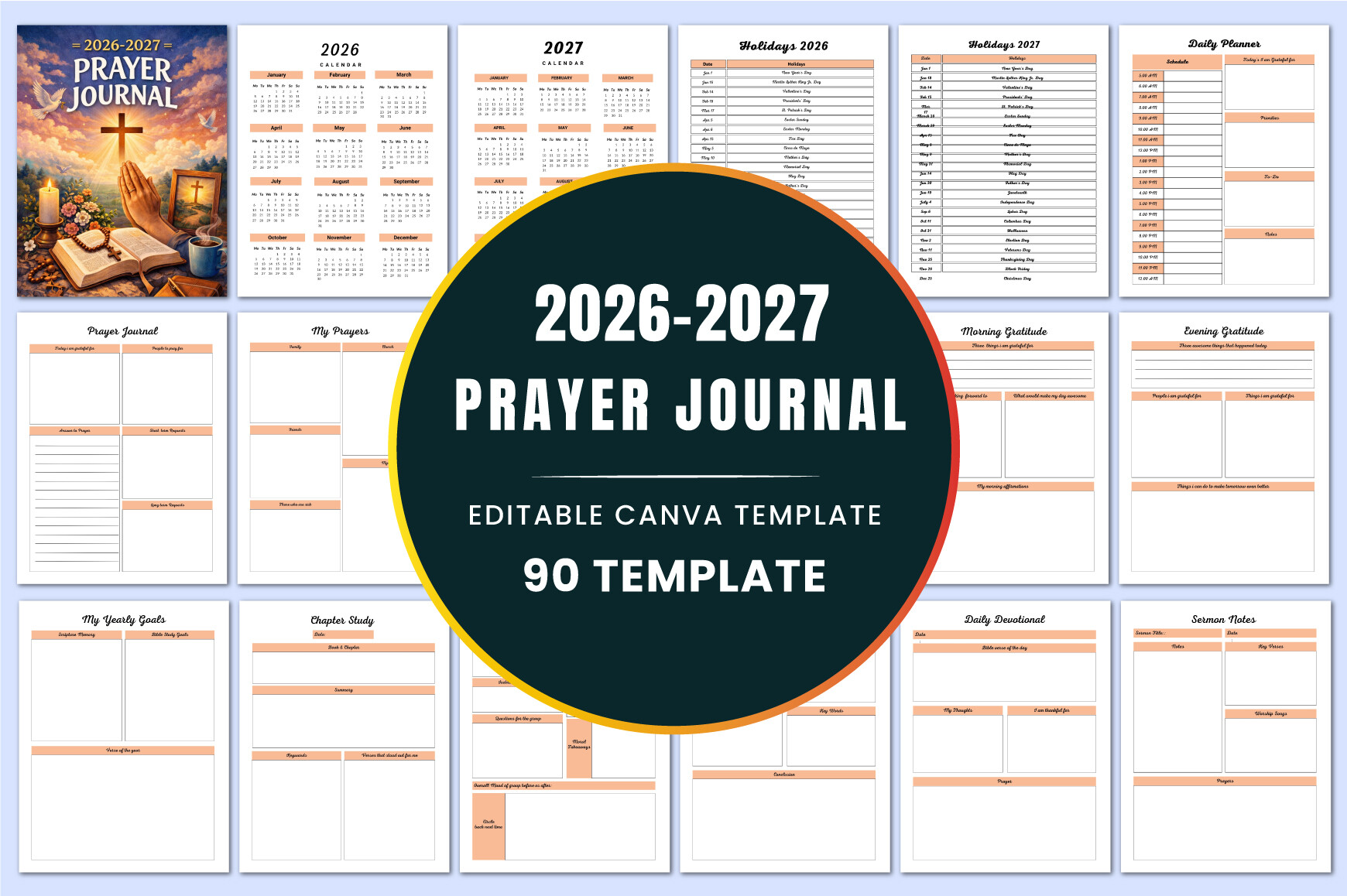 2026–2027 Prayer Journal KDP Interiors Graphic by Shumaya · Creative ...