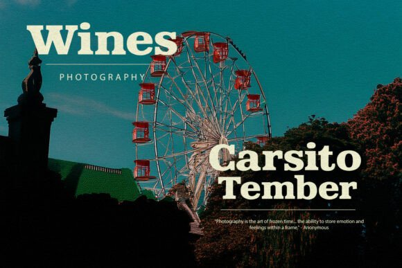 Carsito Tember Font font preview - 3