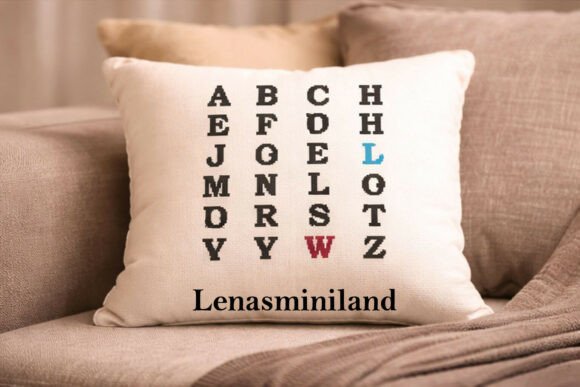 Cross Stitch Alphabet Pattern