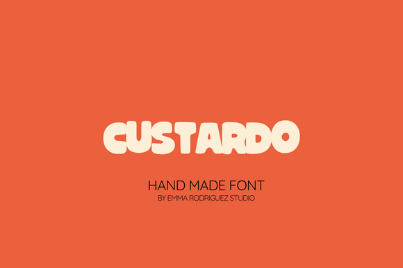 Custardo Font - Preview 1