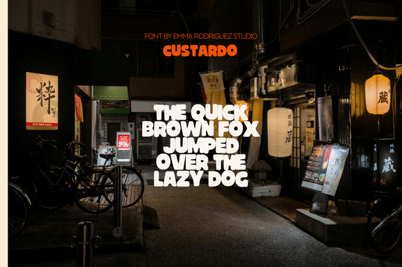 Custardo Font - Preview 5