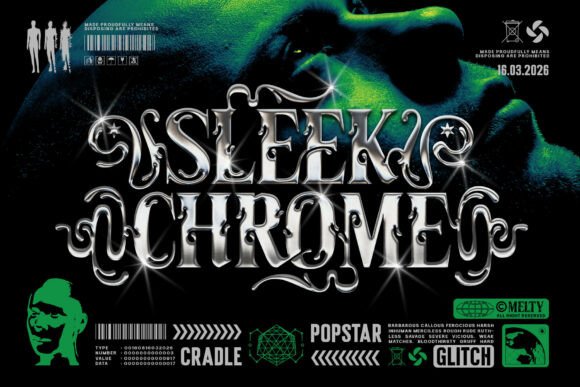 Messy Melted Font PNG with transparent background - Preview 1