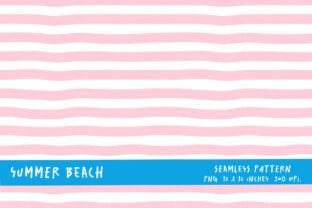 Summer Beach Hand Drawn Pattern Bundle Graphic by DSIGNS · Creative Fabrica