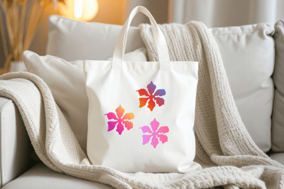 Abstract Floral Set Font PNG with transparent background - Preview 5