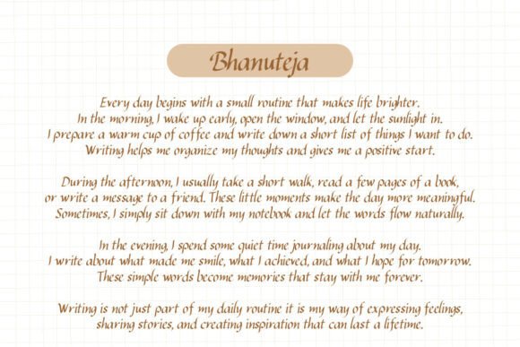 Bhanuteja Font - Preview 1