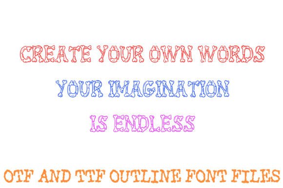 Broken Bones Font - Preview 2