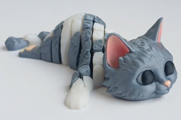 Articulated Clownfish Flexi Fish – Print-in-Place 3D Model, AMS Multicolor - Image 16