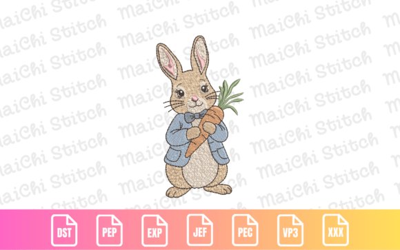 Cute Bunny with Carrot