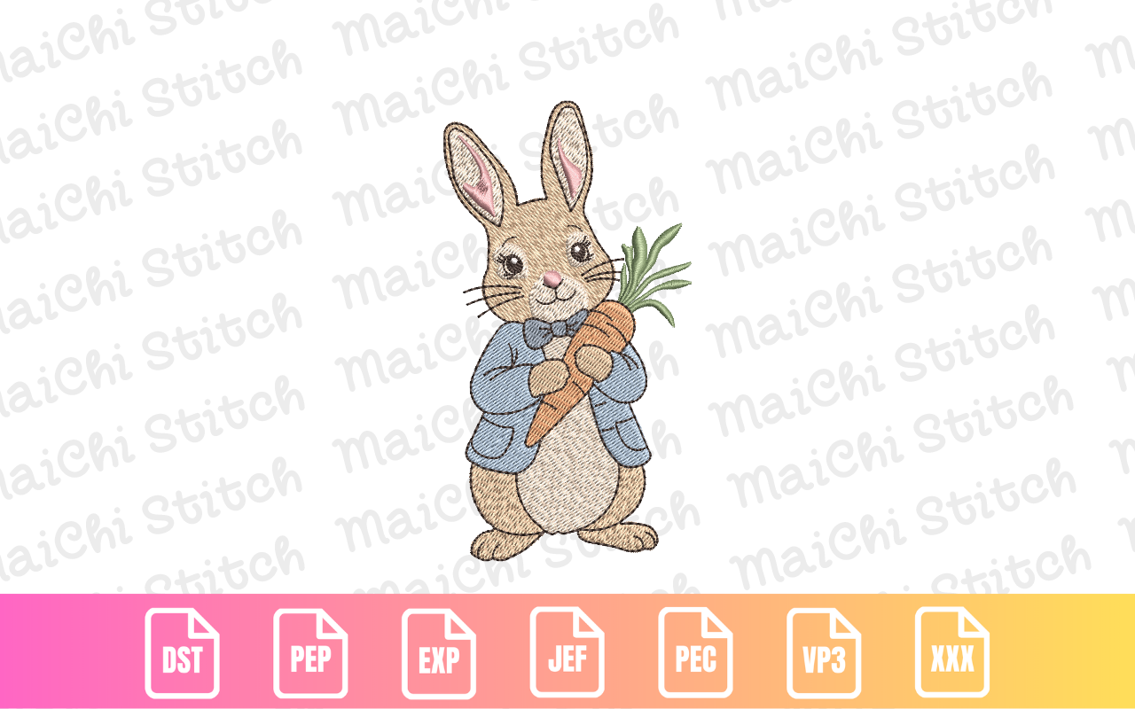 Cute Bunny with Carrot