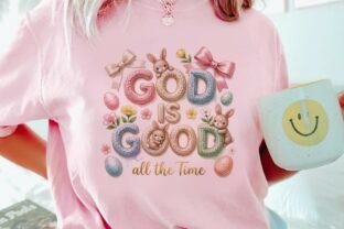 Easter God is Good Knitted Bunnies Png Graphic by gregoraciiart ...