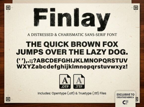 Finlay Font - Preview 1