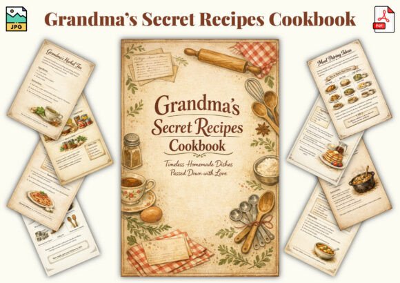 Grandma’s Secret Recipes Cookbook