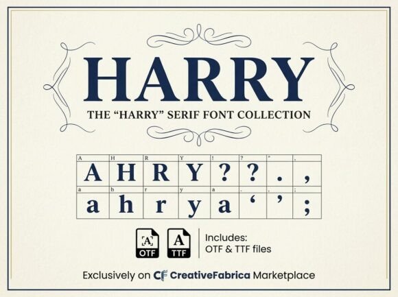 Harry Font - Preview 1