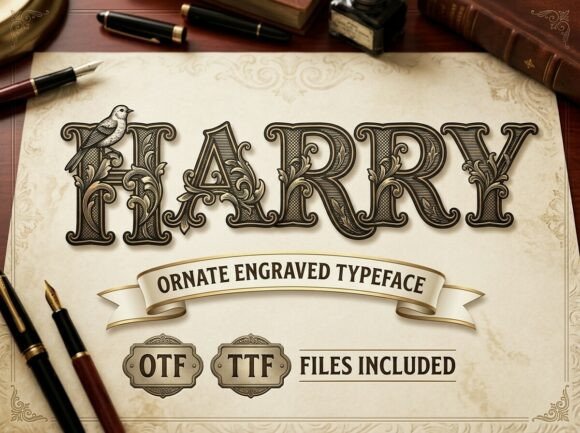 Harry Font - Preview 2