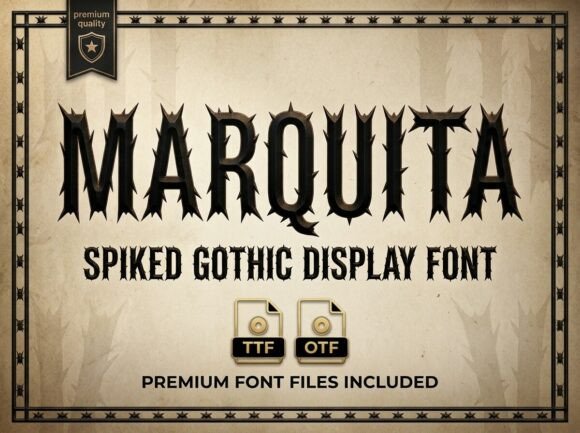Marquita Font PNG with transparent background - Preview 2