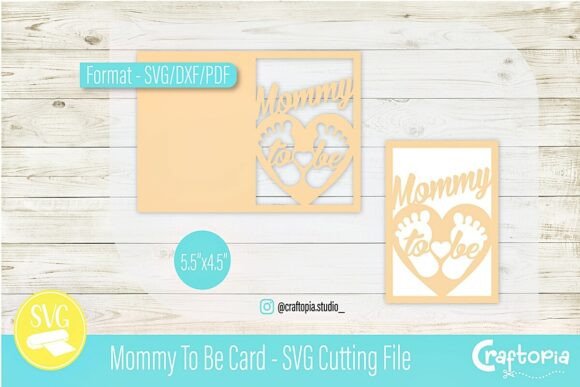 Mommy to Be Card – SVG Cutting File