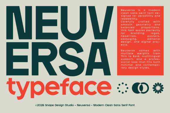 Neuversa Font PNG with transparent background - Preview 1