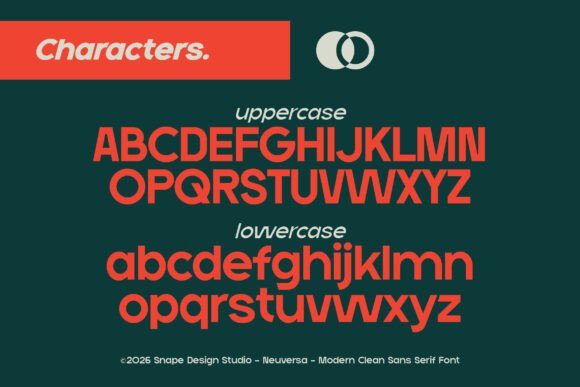 Neuversa Font PNG with transparent background - Preview 2