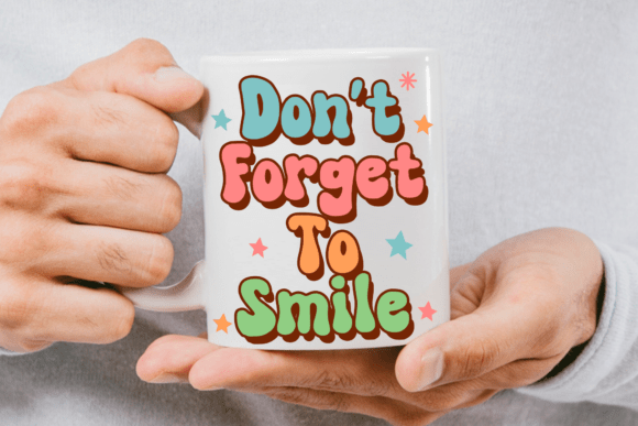 Retro Vibrant Font PNG with transparent background - Preview 3