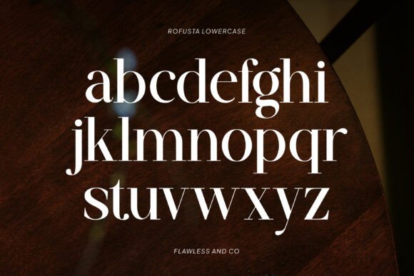 Rofusta Font PNG with transparent background - Preview 6