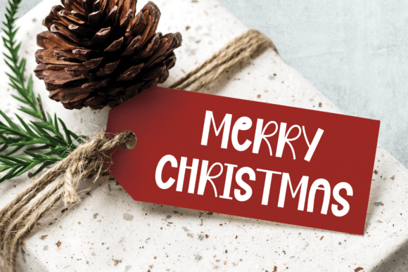 Santa Wonder Font PNG with transparent background - Preview 3