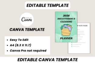 2026 Decluttering & Cleaning Planner Graphic by DIGITAL PRINT BOX ...