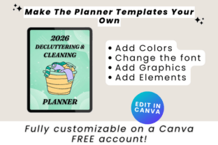 2026 Decluttering & Cleaning Planner Graphic by DIGITAL PRINT BOX ...