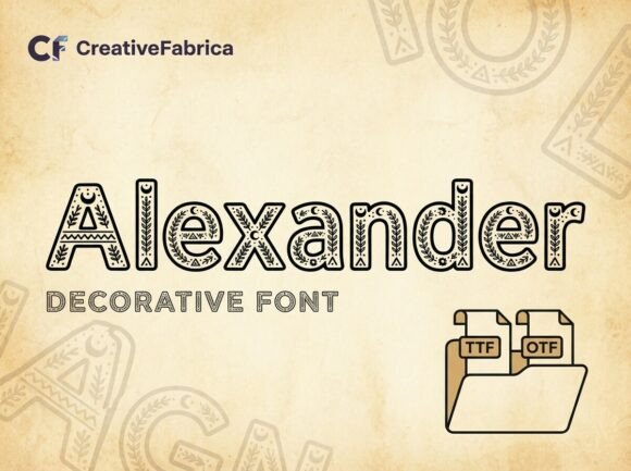 Alexander Font - Preview 1
