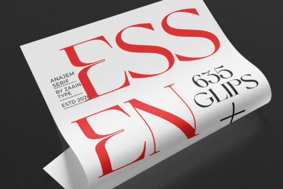 Anajem Serif Font - Preview 2