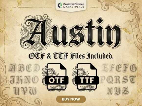 Austin Font - Preview 1