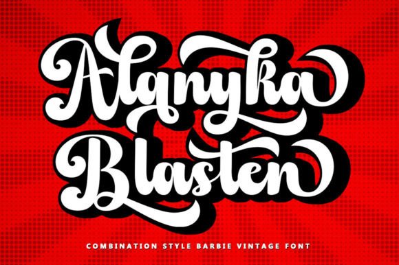 Barbie Vintage Font - Preview 1