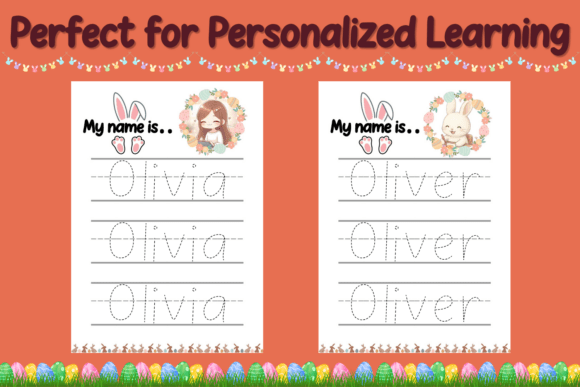 Bunny Tracing Dashed Duo Font - Preview 3