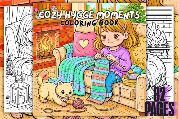Cozy Hygge Moment Coloring Book