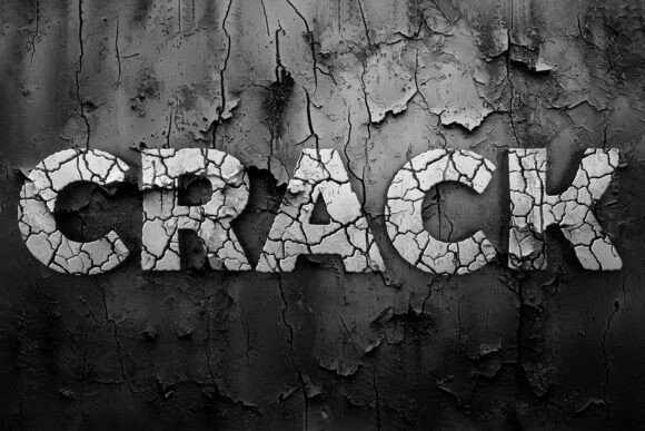 Crack Font - Preview 2