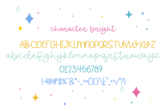 Crayons Bright Font - Preview 6