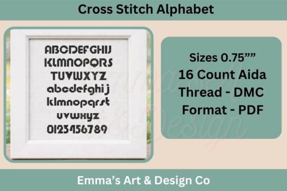 Cross Stitch Alphabet Pattern