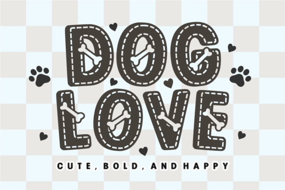 Dog Bone Font - Preview 1