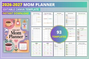 Editable 2026-2027 Mom Planner Graphic by KDP GALLERY · Creative Fabrica