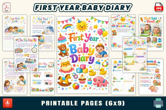 First Year Baby Diary