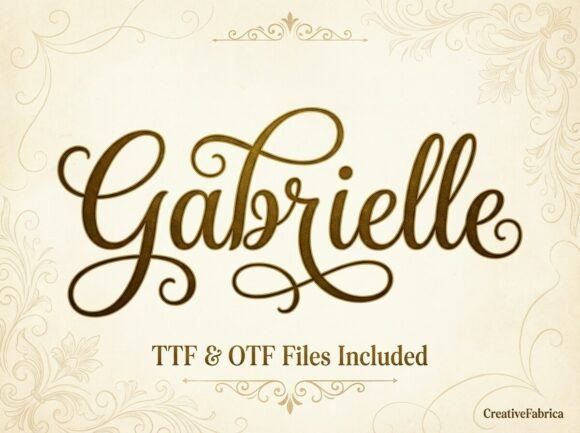 Gabrielle Font - Preview 1